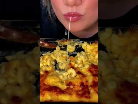 Extra Cheesy Mac & Cheese #shorts #asmr
