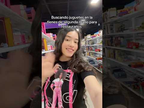 BUSCANDO JUGUETES EN LA TIENDA DE SEGUNDA MANO PARA RESTAURARLOS