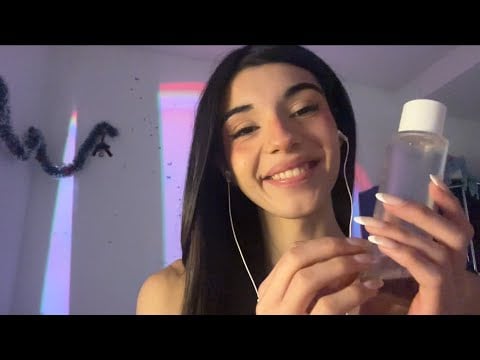 ASMR | Tu novia te hace el skincare| chismean 😴🤤💋🧼 #asmr #softspoken 