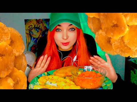 ASMR Comiendo Patacones Crujientes y Deliciosos - Relajación Garantizada [Mukbang]