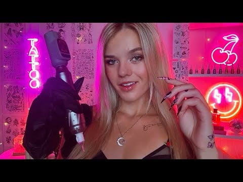 ASMR Tattoo Shop Roleplay 🩷🎱