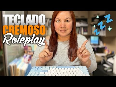 ASMR para Dormir RECEPCIONISTA con TECLADO Cremoso Roleplay