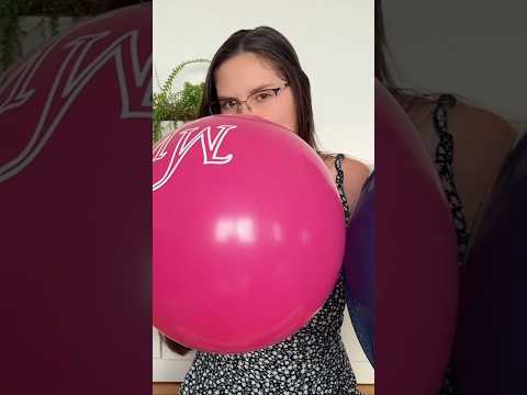Blowing and Blowing 🎈❤️ #asmr #balloon #latex #looner