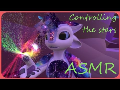 Furry ASMR | Visual triggers with rainbow stars and an avali | soft spoken
