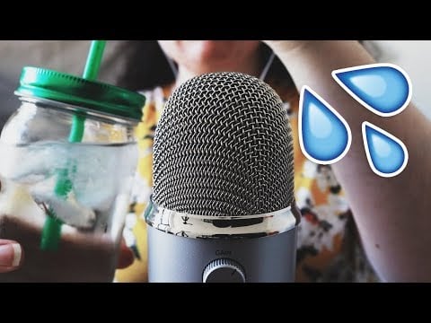 ASMR Water Sounds | Bubbling Shaking Spraying Drinking (No Talking)