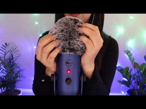 ASMR ✨relaxing fluffy mic brushing (no talking)✨😴
