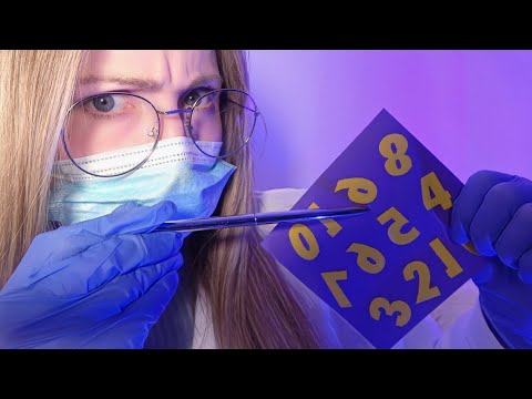 ASMR Doctor Wrong (Ear Exam, Eye test, Ear Cleaning, Cranial Nerve Exam, Face)