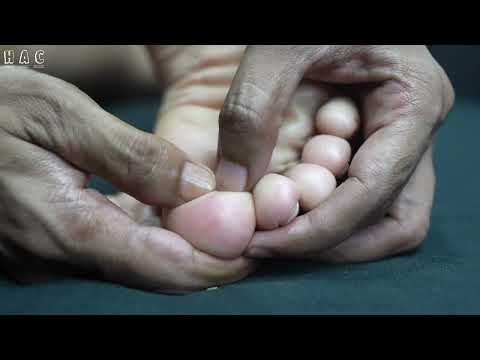 ASMR Foot Tapping Therapy | Pressure Point Foot Massage For Tingling & Calm #footmassage #asmr