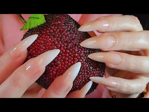 ASMR Aggressive Textured Gritty Scratching | No Talking | Long Nails