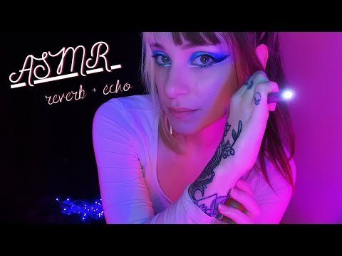 ASMR🌀DREAMY SOUNDS🌀:  INTENSE écho & reverb / Hypnotic hand visual +  light spaceship ride 👽🛸