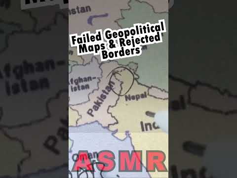 Tracing Failed Geopolitical Maps & Rejected Borders ! #asmrtracing #asmrfacts #asmrhistory