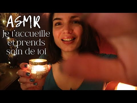 ASMR ROLEPLAY * Je t'accueille et je prends soin de toi