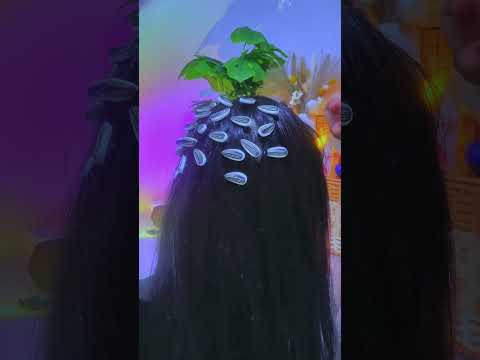 when your children play your hair