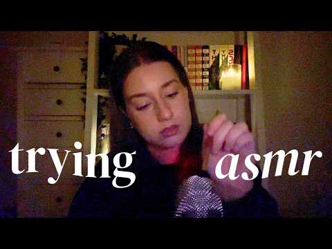 trying asmr (close-up whispers + attempting triggers)