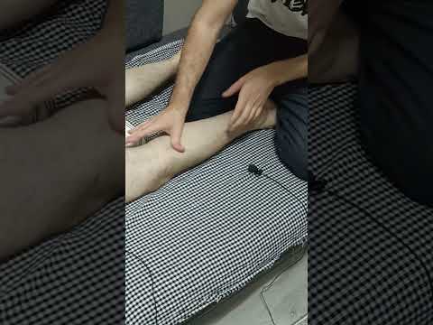 Post-workout relaxation treatment for hamstring muscles #satisfying #relaxing #asmr #shorts
