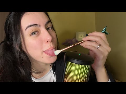 ASMR- 1 HORA DE SPIT PAINTING COM PINCEL!