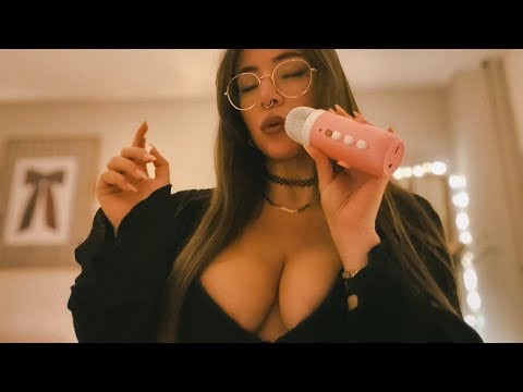 ASMR Mouth Sounds Intense & Sensitive with Echo💖 (almost no talking)