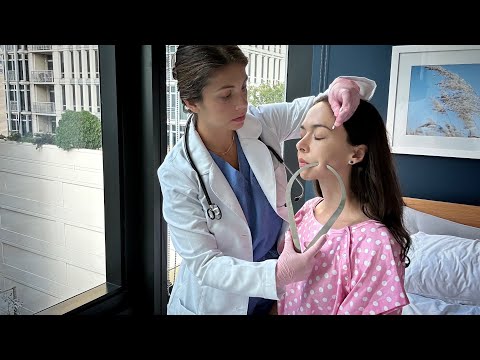 [ASMR] Real Hospital Head to Toe Assessment (Full Body, Eyes, Scalp, Back Exam) ‘Unintentional’