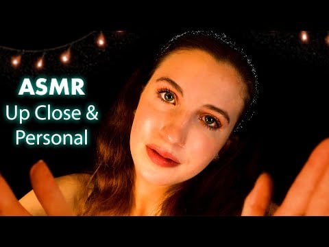 ASMR Up Close Personal Attention 🌙  Ear Play, Positive Affirmations, Tingles for Sleep & Relaxation