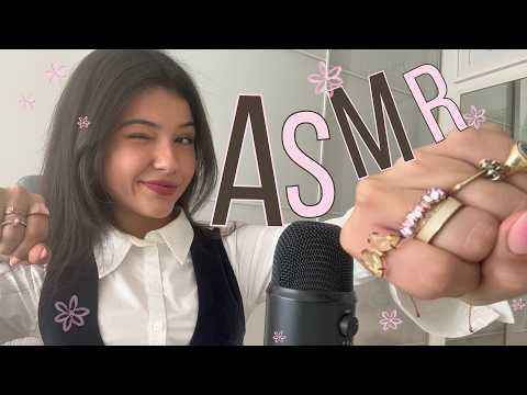 ASMR 🩰 Tingles O'Clockkk ☕ Fast Ring Sounds + Hand Sounds + Finger Fluttering  + Mouth Sounds