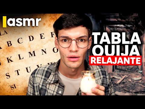ASMR Español Roleplay 👻 Jugamos la TABLA 0UIJ4 con sonidos de Mouth Sounds, Slime, Miel y Lluvia