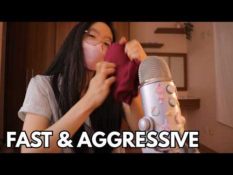 ASMR FAST & AGGRESSIVE FABRIC SCRATCHING (NO TALKING)