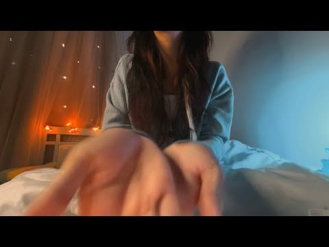ASMR Fast and Aggressive Face Massage for Sleep, Relaxation & Tingles(hand sounds,gloves,no talking)