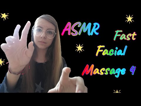 АСМР✨ БЫСТРЫЙ МАССАЖ ЛИЦА 4 😌 ||  ASMR FAST 🌟FACIAL MASSAGE 4 💫