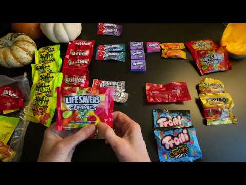 Candy sorting, counting, and also chatting about / gossip ~ ASMR