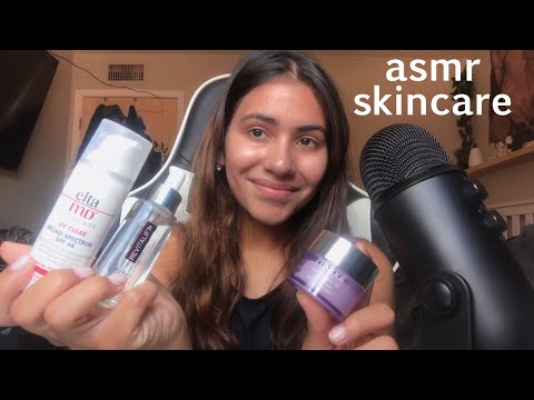 ASMR my skincare routine ✨