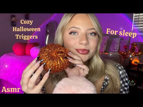 Asmr Cozy Autumn/Halloween Trigger Assortment for Sleep & Relaxation 🎃👻