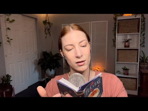 Asmr book tapping, page turning, reading stories for sleep #shorts
