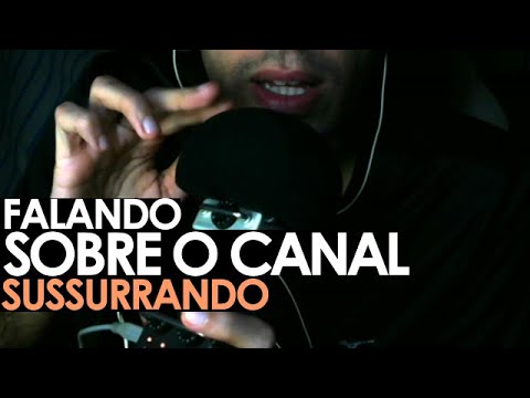 Avisos + ASMR pra relaxar e dar sono!