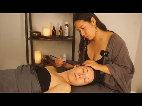 She Falls Asleep as I Meticulously Assess Her Scalp & Myofascia & Massage Them (Real Person ASMR)