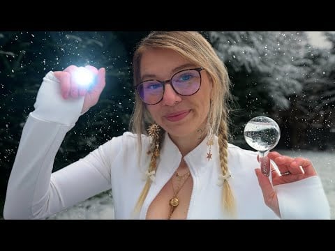 ASMR in the SNOW with ONLY WHITE TRIGGERS 🤍 (+ feeding birds)