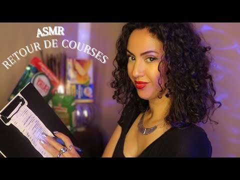 💤 ASMR retour de courses soporifiques - sons agréables et chuchotement