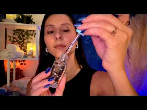 ASMR Sea Glass Spa 🌊 Facial + Personal Attention for Sleep