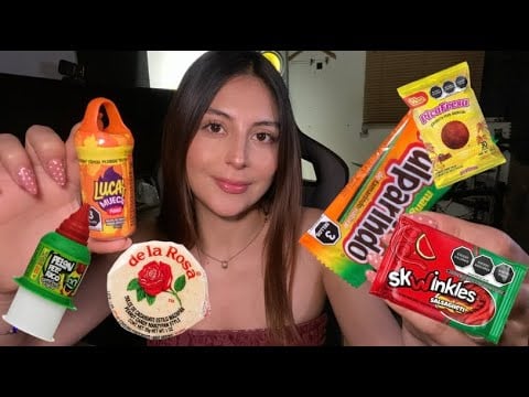 ASMR PROBANDO DULCES MEXICANOS / POR PRIMERA VEZ 🍬 ( mukbang )