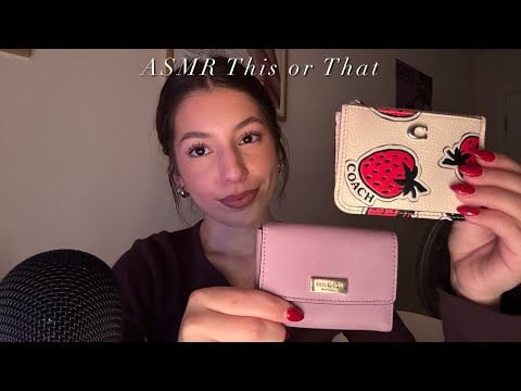 ASMR This or That 