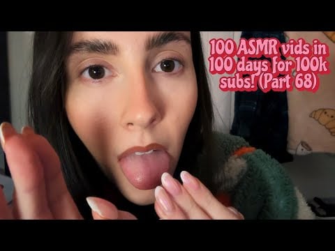 ASMR- Sculpting you w spit paint/tongue tapping & some follow instructions😇 (custom for Philip!💘)