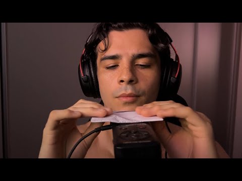 Rough/Sensitive Tascam Tingle Immunity ASMR 😇😌