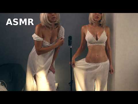 ASMR Fabric scratching and Belly tapping with Mia