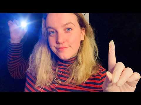 ASMR | Eye Examination with Light Triggers 🔦👁️[Relaxing Roleplay, Visual Triggers & Glove sounds]