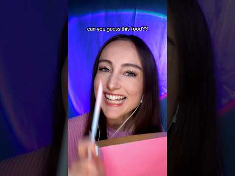 can you guess this food word?? #asmr