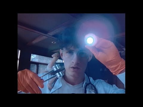 asmr Cranial Nerve Exam: Ears, eyes and touch