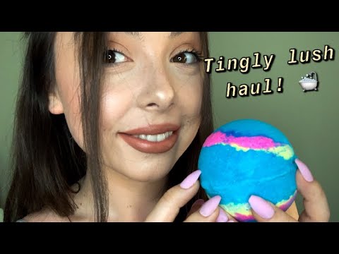 ASMR SUPER TINGLY LUSH HAUL!