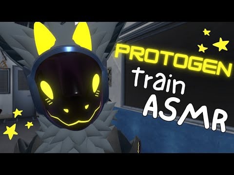 [Furry ASMR] Protogen tingles YOU upon a train :3 [Sleep-aid] [Soft-spoken]