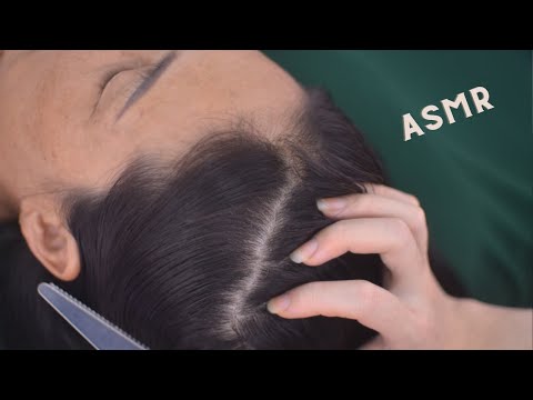 ASMR Tingling Head Scratching And Scalp Massage, Hair Sounds No Talking For Reduce Stress