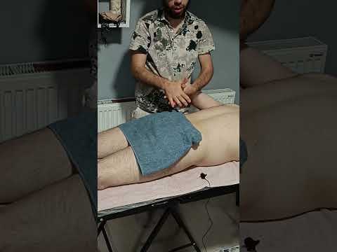 ASMR BACK AND HANDS STRESS RELIEF MASSAGE TURKISH THERAPY  #relaxing #asmr #shorts #massage