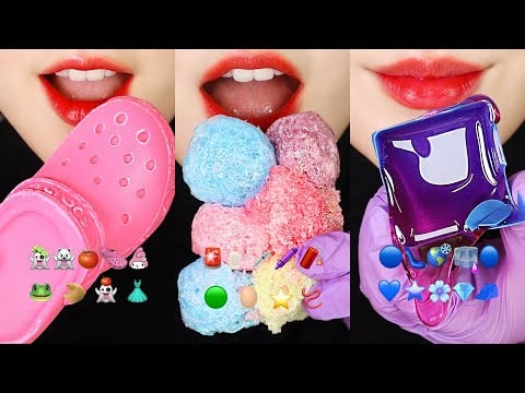 8MINUTES VERTICAL EMOJI MUKBANG FREEZE-DRIED CANDY, AMERICAN CANDY ETC 🩰